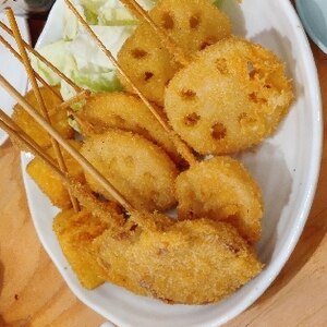 れんこんの串揚げ